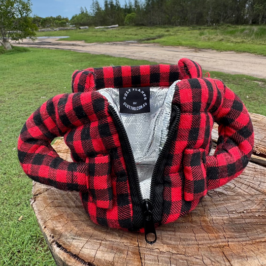 RUSTIC RED STUBBY HOLDER