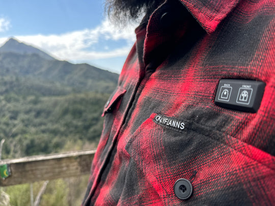 ONLYFLANNS RUSTIC RED HEATED FLANNELETTE SHIRT